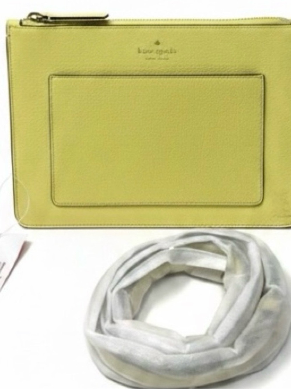 Authentic kate spade “On Purpose” Limelight Leather Crossbody.
